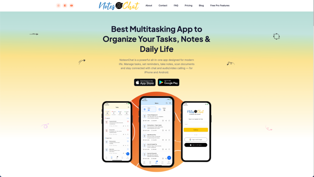 NotesnChat Releases Application Combining Task Management, Notes, and Secure Communication
