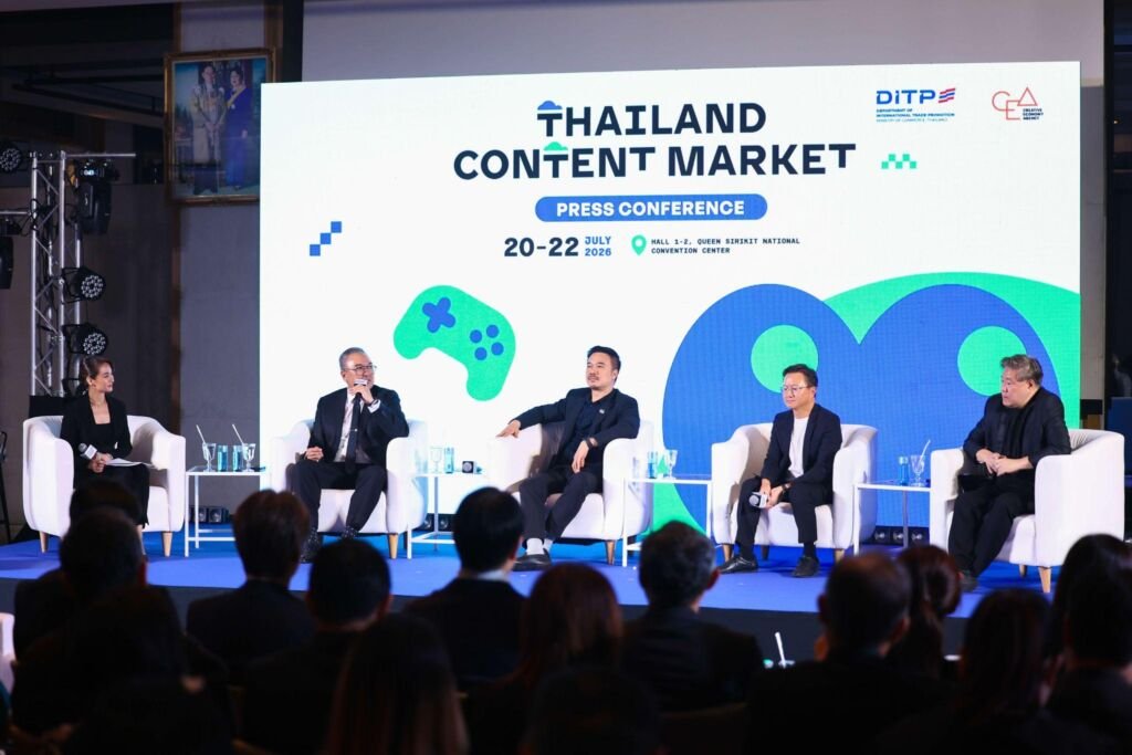 The Department of International Trade Promotion (DITP), Ministry of Commerce, in collaboration with the Creative Economy Agency (Public Organization) (CEA) and industry partners, will host Thailand Content Market 2026 (TCM2026) from 20–22 July 2026 at the Queen Sirikit National Convention Center (QSNCC), Bangkok. The event aims to position Thailand as Asia’s Content Industry Hub, strengthen the global competitiveness of Thai content businesses, and drive the country’s High Value Economy by connecting Thai enterprises with international buyers, investors, and strategic partners. The event is expected to generate more than THB 2 billion in trade value.