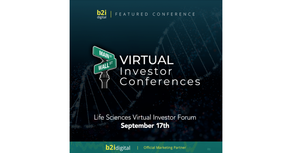 Life Sciences Companies Present Live at the September 17 Virtual Investor Forum