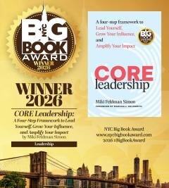 Executive coach Miki Feldman Simon wins 2026 NYC Big Book Award for ‘CORE Leadership