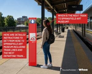 Talkaphone unveils EZinfo conversational AI with Whoo for transit hubs