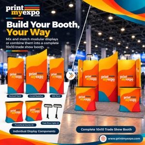 PrintMyExpo reveals early sales data: 10×10 booth kits lead custom display orders
